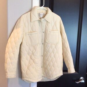 NWT.  Womens Industry Republic Clothing lightweight quilted shacket